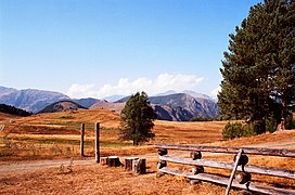 Arredores da aldeia de Omalo