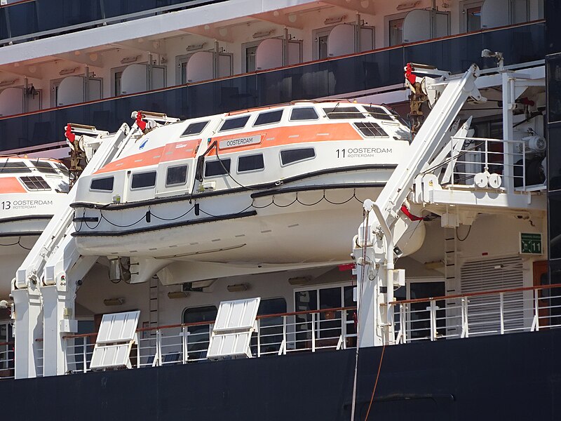 File:Oosterdam Lifeboat Tender 11 Port of Rhodes 24 August 2023.jpg