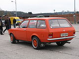 Opel Kadett C Caravan 3-дзв. (ззаду) (1973–1977)