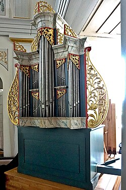 Orgel vermutlich Arnold Gottlieb Friesenberg Nicolaikirche (Herzberg am Harz).jpg