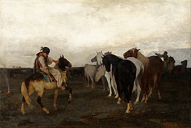 På pusztaen i Ungarn, 1871 In der Puszta