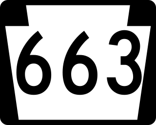 <span class="mw-page-title-main">Pennsylvania Route 663</span> State highway in Pennsylvania, US