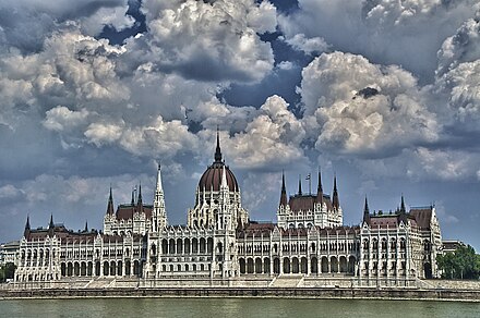 Hungarian Parliament Building.