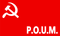 Bandiera del Partido Obrero de Unificación Marxista