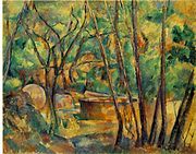 Paul Cezanne Millstone and cistern in the woods.jpg