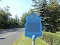 Historical marker for the 1656-built Peaken's Tavern,...