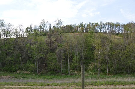 Perry Road toward ridgeline