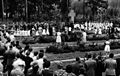 Einweihungsfeier des "Ehrenfriedhof Pfaffenheck" am 20. November 1957.