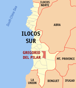 Kaart van Gregorio del Pilar
