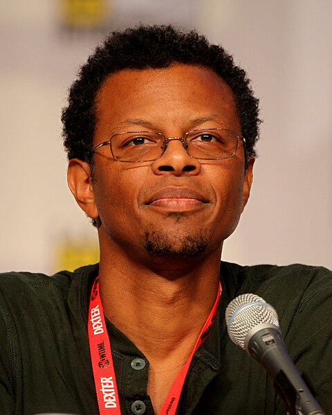 LaMarr at the 2010 San Diego Comic-Con International promoting Futurama