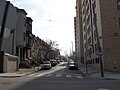 Aspen Street, Fairmount, Philadelphia, PA 19130, looking east, 2600 block