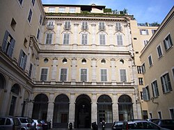 Arcaded courtyard