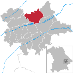 Läget för Pilsting i Landkreis Dingolfing-Landau