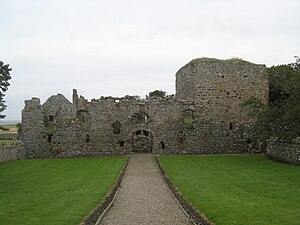 The ruin of Pitsligo Castle