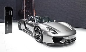 Porsche 918 hybride rechargeable, de 2013