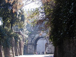 Roma, via Appia Antica: Porta San Sebastiano