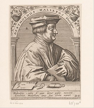 <span class="mw-page-title-main">Berchtold Haller</span> German Protestant reformer