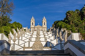 Santuario del Buen Jesús del Monte en Braga.