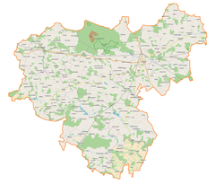 Mapa lokalizacyjna powiatu łukowskiego