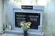 Čeština: Hrob rodiny Černých na pražském Šáreckém hřbitově.