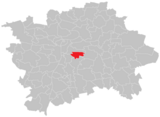 Ubicación de Vršovice en Praga