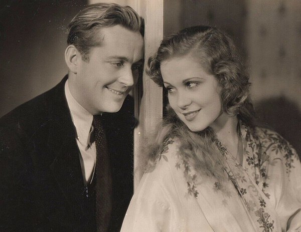 Publicity photo of James Dunn and Boots Mallory in the film