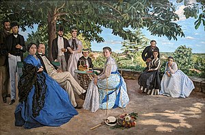 Réunion De Famille: Målning av Frédéric Bazille