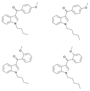 RCS-4 and related analogues detected in synthetic cannabis blends RCS4-analogues.png