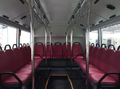 Rapid Bus's battery-run electric bus interior for BRT Sunway Line