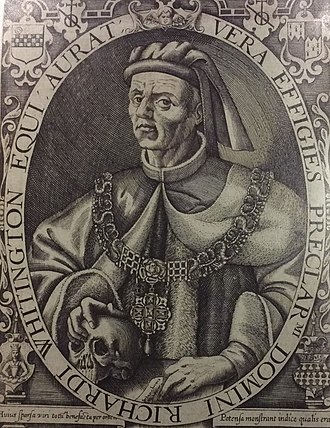 Richard Whittington with Skull, by Renold Elstracke Richard Whittington with Skull, by Renold Elstracke.jpg