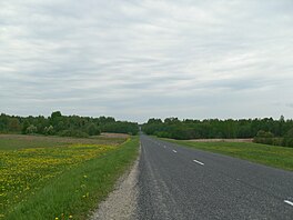 Autoceļš P52 pie Egļovas