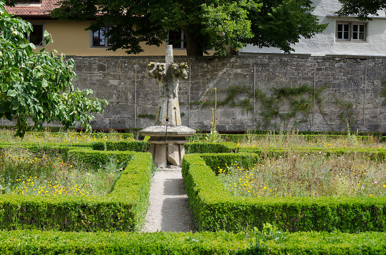 Klostergarten in Rothenburg ob der Tauber