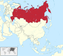 Map of the Russian Federation