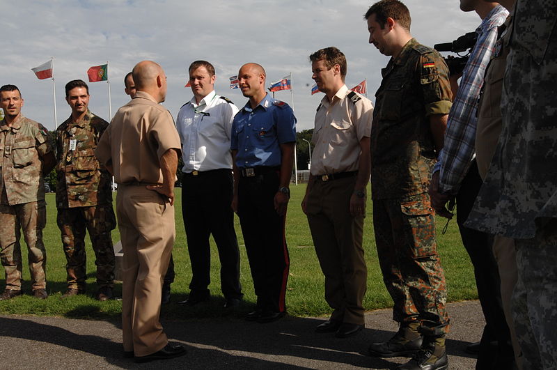 File:SHAPE soccer team presents jersey to Supreme Allied Commander Europe DVIDS462970.jpg