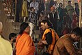 Sadhus and young monks during Devdeepawali Aarti in Benaras 2023 26