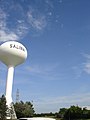 Menara air gaya Midwest di Salina, Kansas, Amerika Serikat.