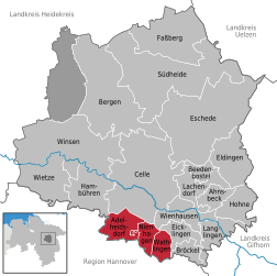 Samtgemeinde Wathlingen - Carte