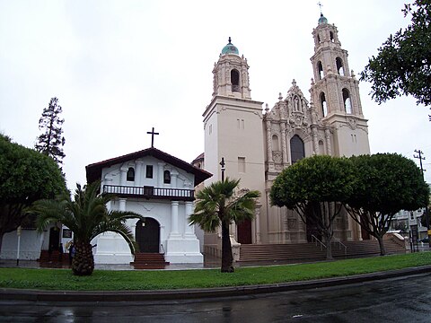 Mission San Francisco de Asís, located in San Francisco.