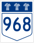 Autobahn 968 Schild