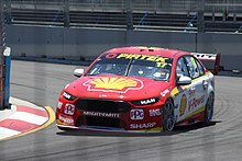 Scott McLaughlin scored pole position for both races and won the first race of the weekend Scott McLaughlin got pole for both races and won the inaugural race. .jpg