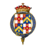Shield of arms of George Villiers, 4th Earl of Clarendon, KG, GCB, PC.png