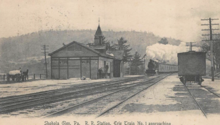 Shohola Railroad Station Postcard.png