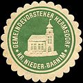 Siegelmarke Gemeindevorsteher Hermsdorf - Kreis Nieder - Barnim W0224424.jpg