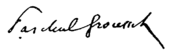 signature de Paschal Grousset