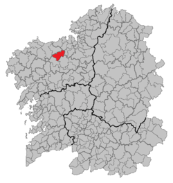Location of Cerceda