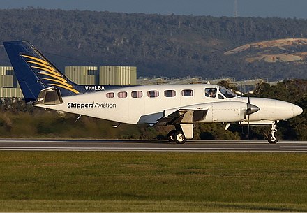 Cessna 441 at Perth Airport