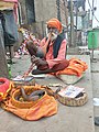 Snakes handler in shivratri