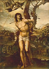 Saint Sebastian, regarded as a homo-erotic and gay icon Sodoma 003.jpg