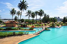 Sofitel hotel swimming pool in Abidjan Sofitel Abidjan Hotel Ivoire.jpg