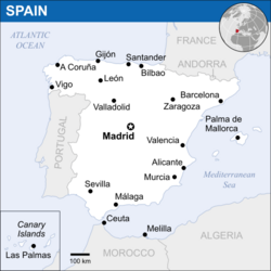 Spanien: Historie, Geografi, Regioner i Spanien